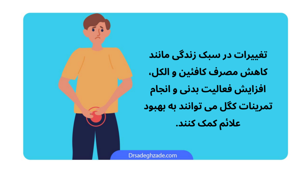 تصویر اینفوگرافیک از کاهش درد پروستات 